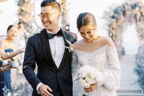 5 Potret Resepsi Pernikahan Maudy Ayunda dan Jesse Choi, Digelar Tertutup di Bali