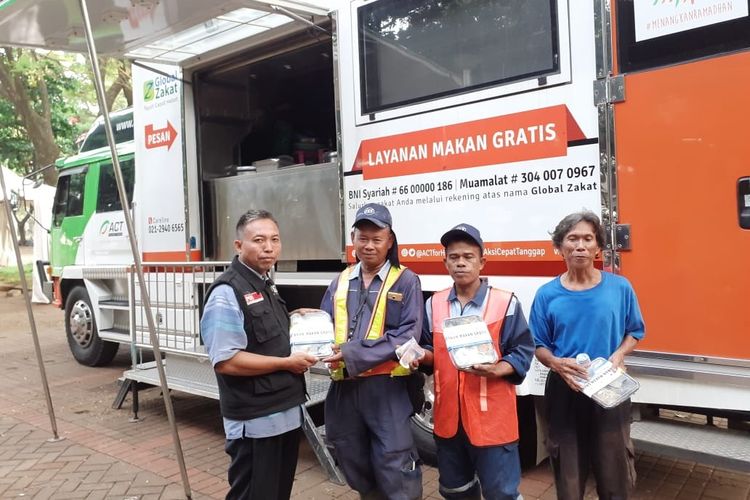 Food-truck yang dimiliki ACT ini memiliki kapasitas memasak 1.000 pax makana per hari.