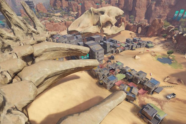 Peta King's Canyon di Apex Legends Mobile.