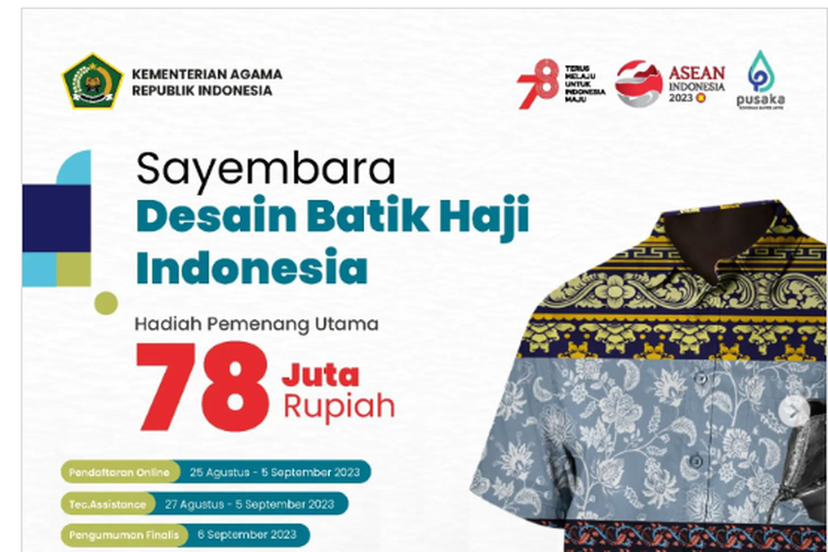 Sayembara Desain Batik Haji Indonesia Kemenag
