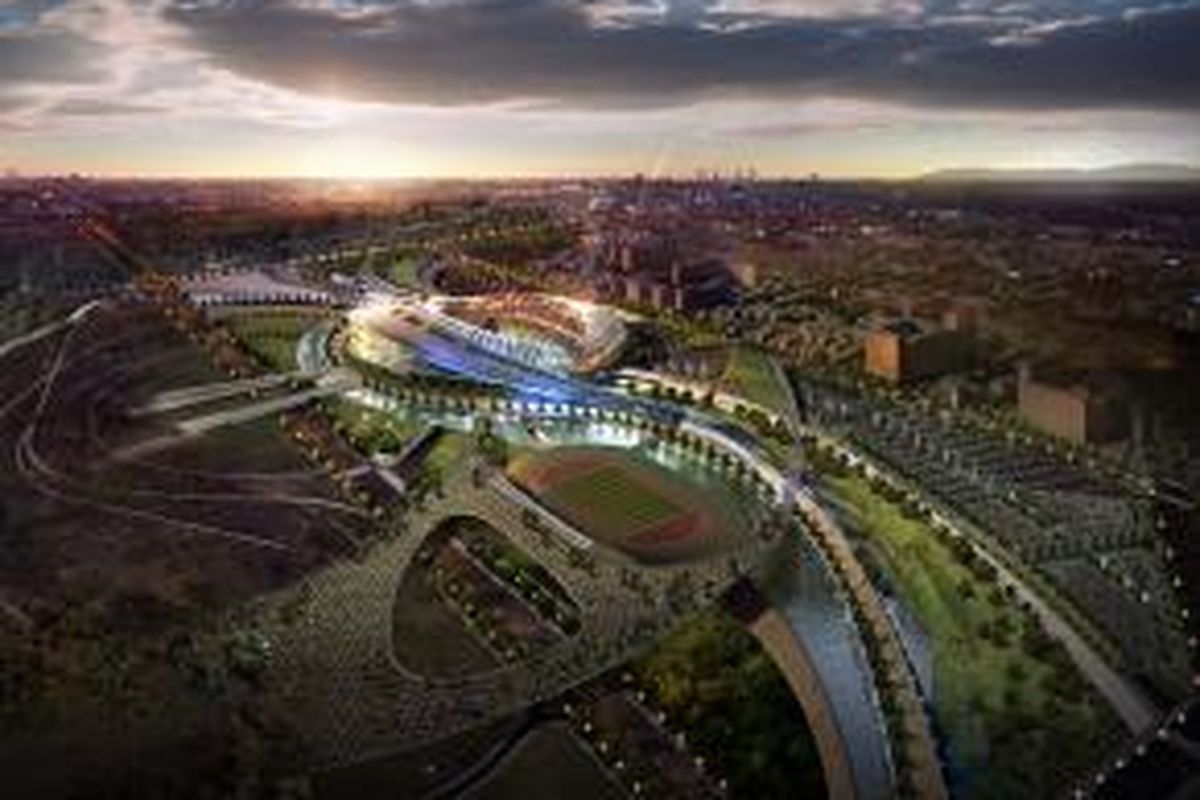 Incheon Asiad Main Stadium akan jadi tempat opening dan closing ceremony Asian Games 2014 di Icnheon, Korea Selatan.