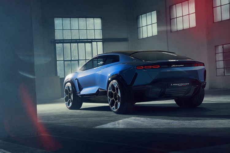 Lamborghini resmi memperkenalkan mobil listrik konsep Lamborghini Lanzador di Monterey Car Week.