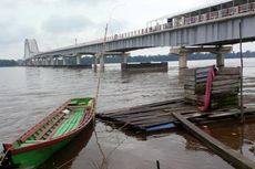 Diresmikan Jokowi, Jembatan Terpanjang Se-Kalimantan Diberi Nama 