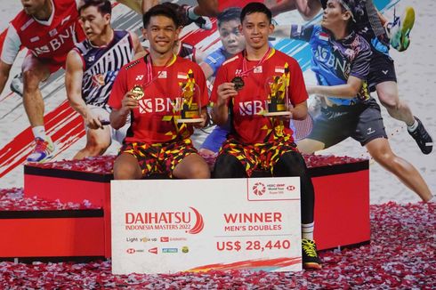 Reaksi Presiden Jokowi Usai Fajar/Rian Juara Indonesia Masters 2022