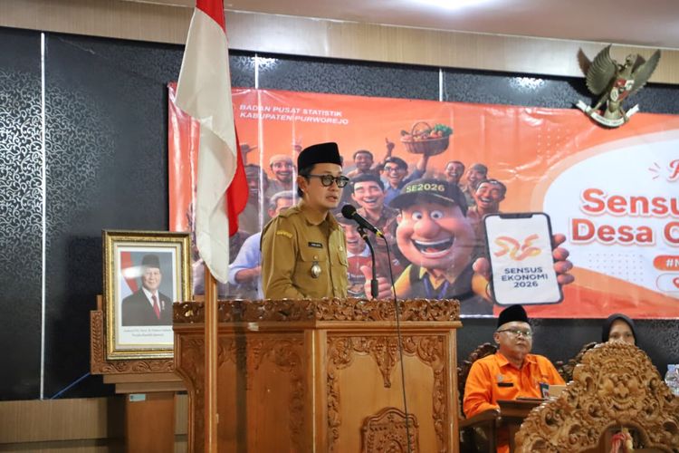 Wabup Purworejo Tegaskan Sensus Ekonomi 2026 Bukan untuk Pajak, Warga Tak Perlu Takut Didata