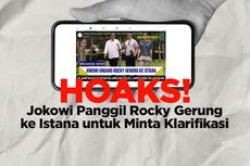 INFOGRAFIK: Hoaks! Jokowi Panggil Rocky Gerung ke Istana untuk Klarifikasi