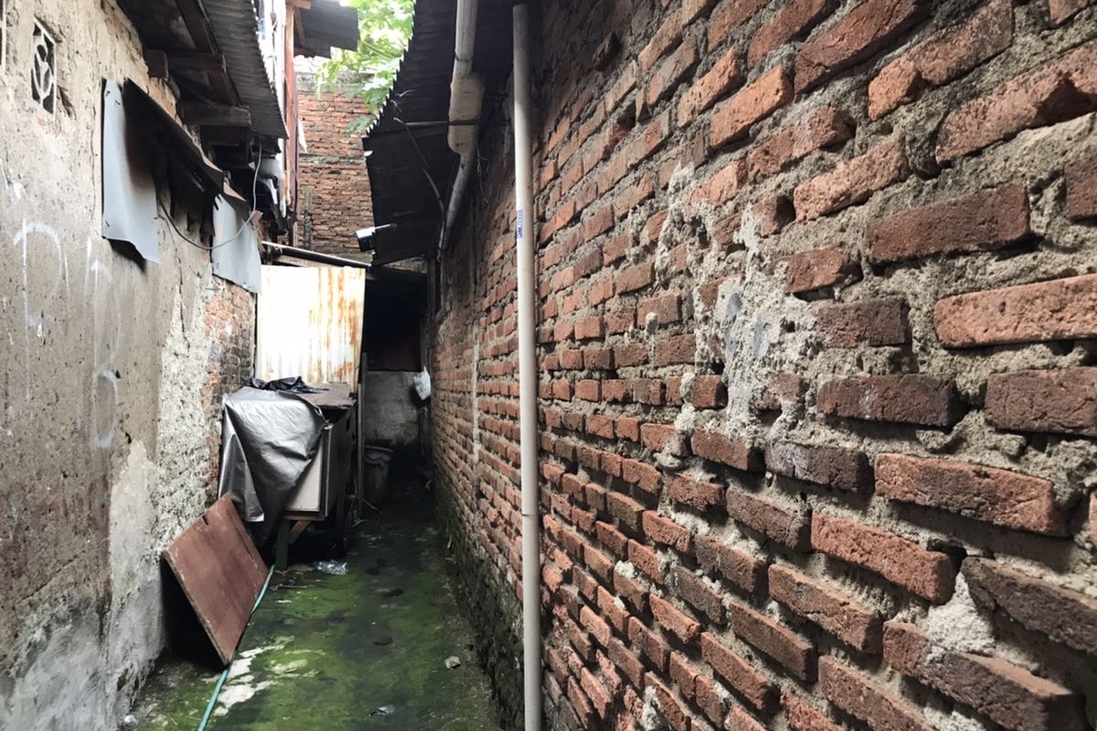 Lokasi pelecehan seksual yang menimpa seorang ibu di kawasan Manggarai Selatan, Tebet, Jakarta Selatan. Foto diambil pada Kamis (16/6/2021) siang.