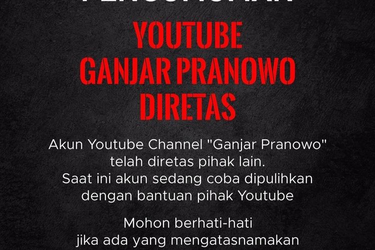 Tangkapan layar instagram @ganjar_pranowo