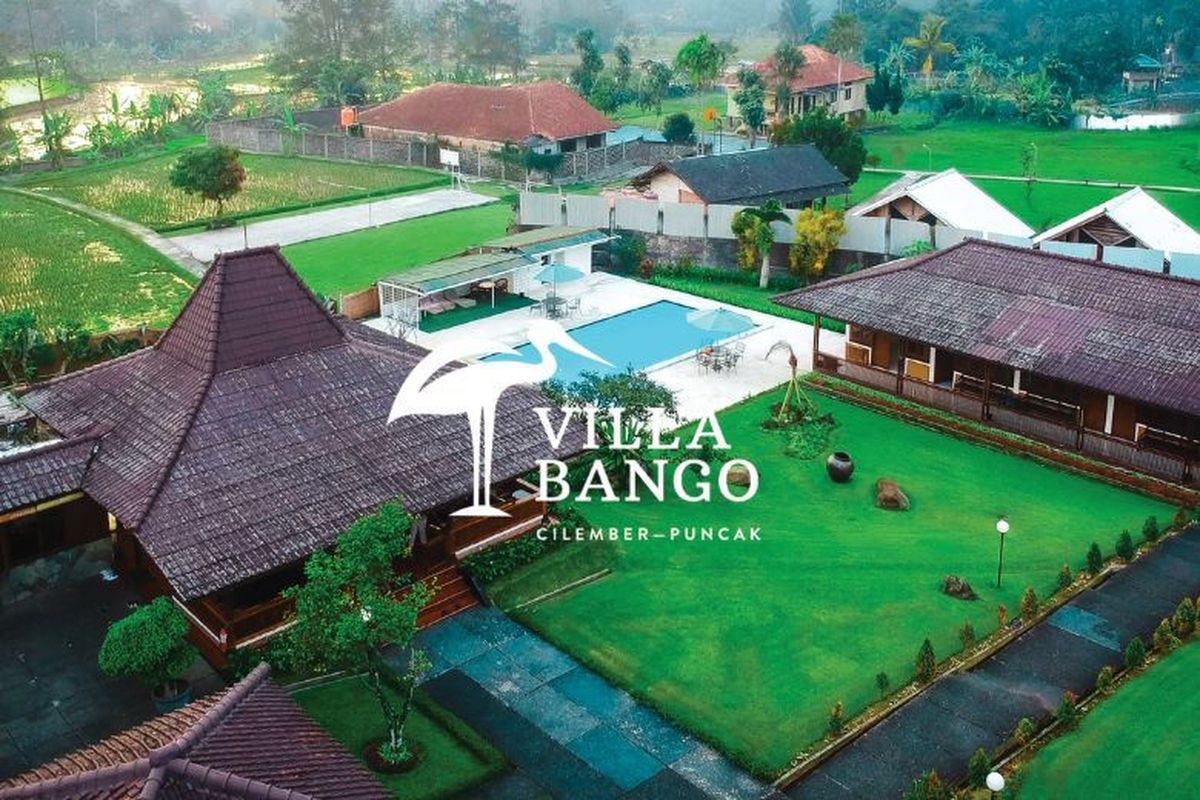 Villa Bango memiliki suasana alam yang segar dengan pemandangan yang memanjakan mata. 