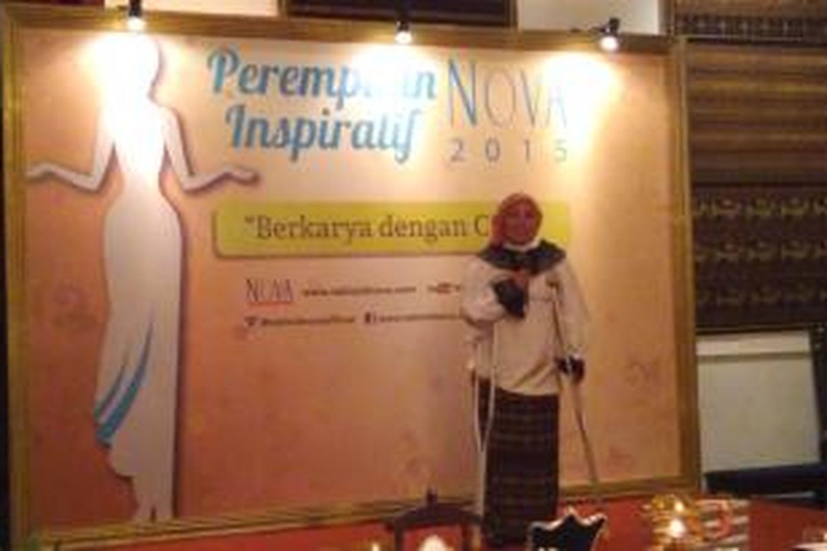 Maizidah Salas, perempuan yang membentuk Kampung Buruh Migran di Wonosobo, Jawa Tengah. Dia menjadi salah satu perempuan yang mendapat penghargaan Perempuan Inspiratif Nova 2015. 