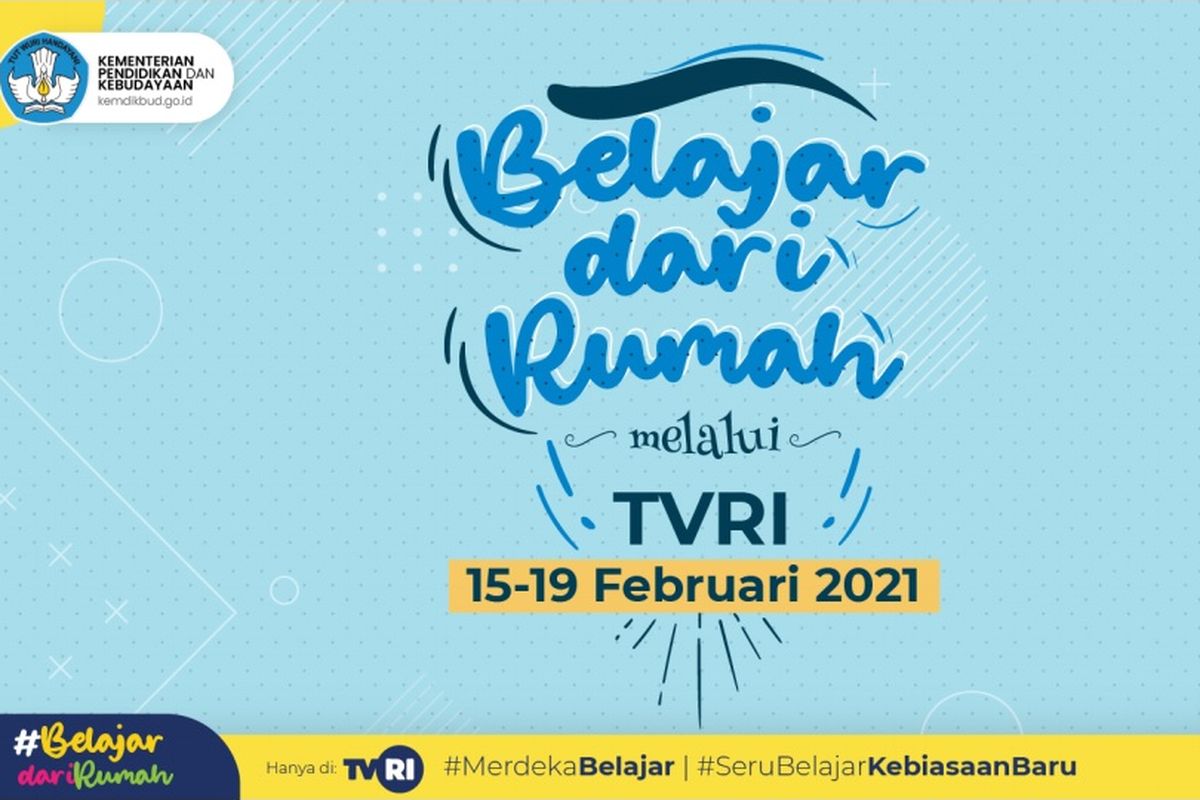 Jadwal TVRI Belajar dari Rumah