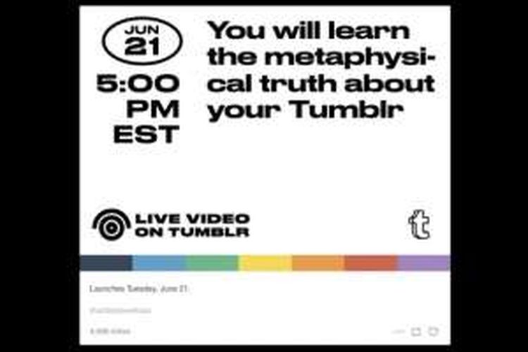 Tumblr live video