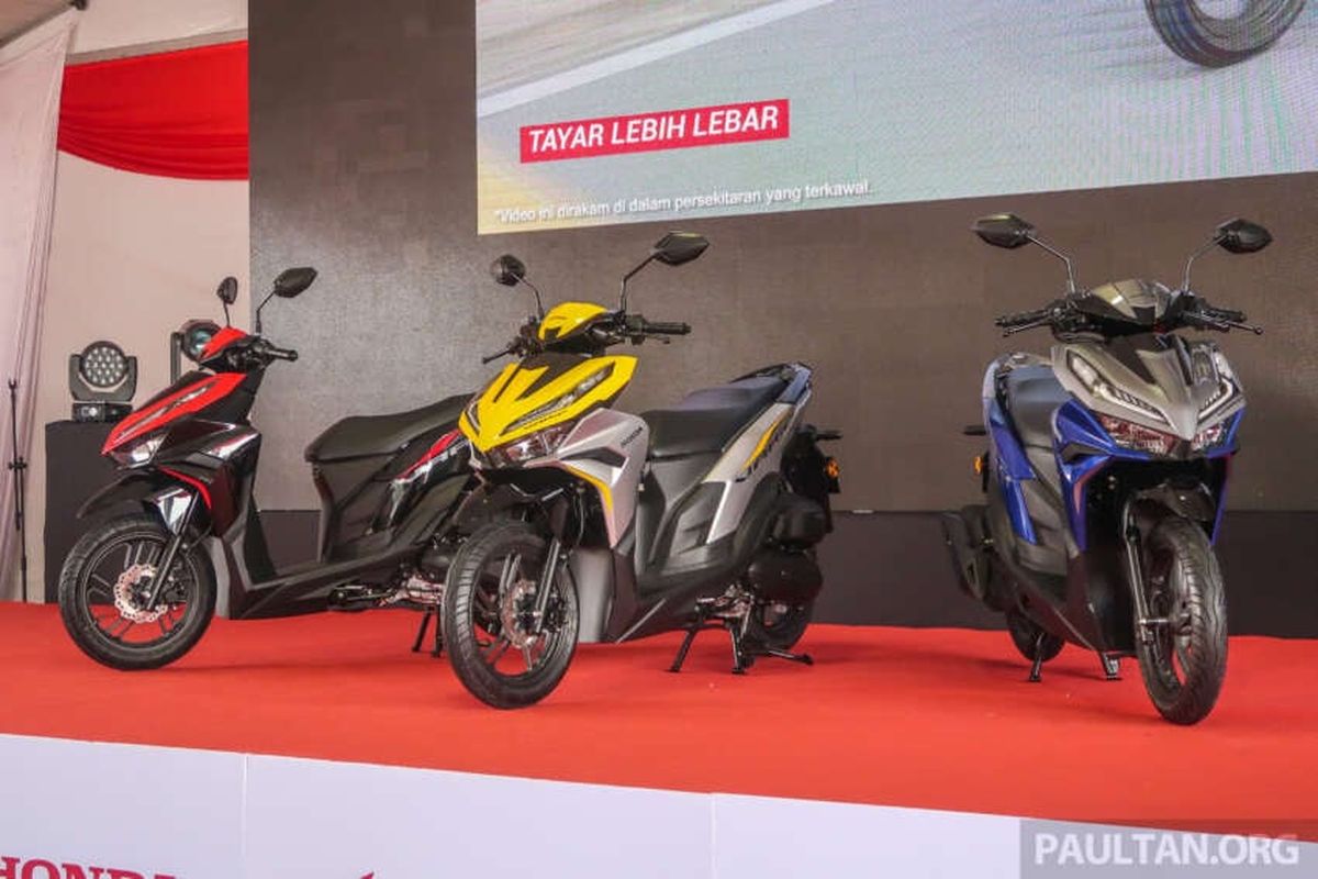 Honda Vario 125 rilis di Malaysia, punya warna dual tone yang menarik