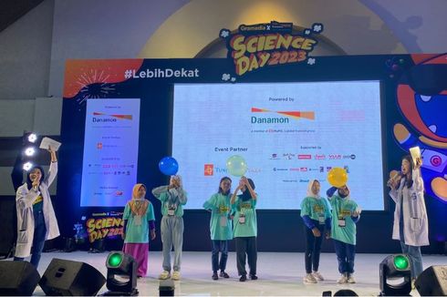 Dorong Minat Sains Anak, Gramedia dan Bank Danamon Hadirkan Gramedia Science Day 2023 di Surabaya