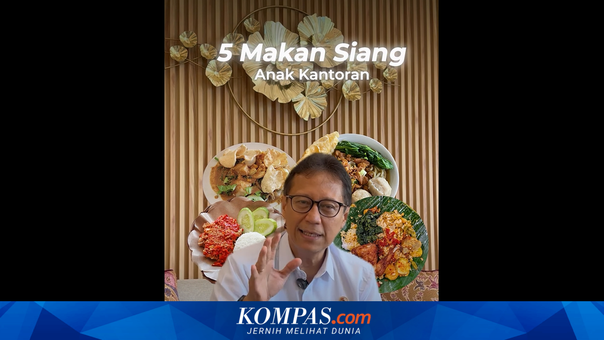 Menkes Beri Rating 5 Menu Makan Siang Pekerja Kantoran, Ada Nasi Boks Rapat dan Gado-gado