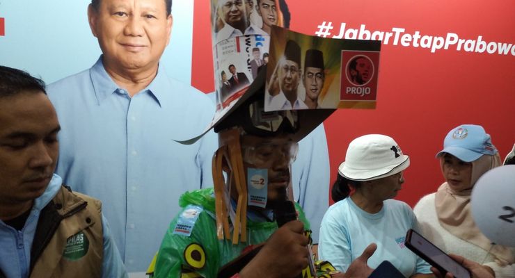 Cerita Adi Prakoso, Rela Tampil Nyentrik demi Dukung Prabowo-Gibran