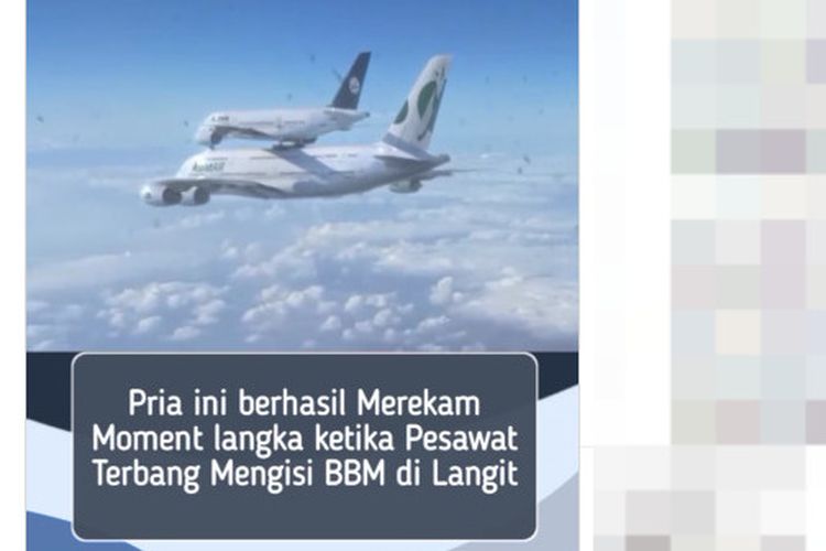 Ramai soal Pesawat Isi Ulang Bahan Bakar di Udara, Ini Kata Pakar