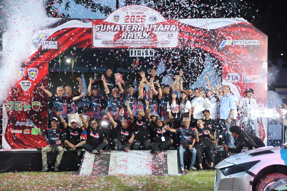 Time Rally Indonesia Tim Rally Ini Juara di Asia Pacific Rally Championship