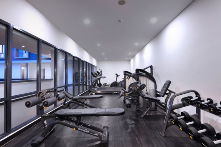 Gym Center Hotel Harper Palembang.