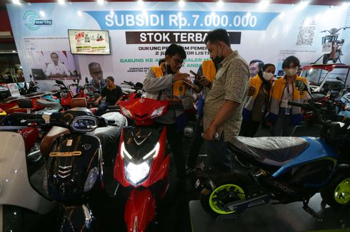 Penyaluran Motor Listrik Subsidi Diklaim Sudah Ratusan Unit