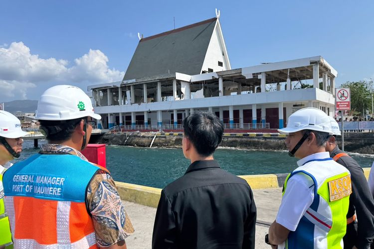 Gibran Cek Infrastruktur Rusak Pasca-gempa NTT: Pelabuhan hingga Gereja