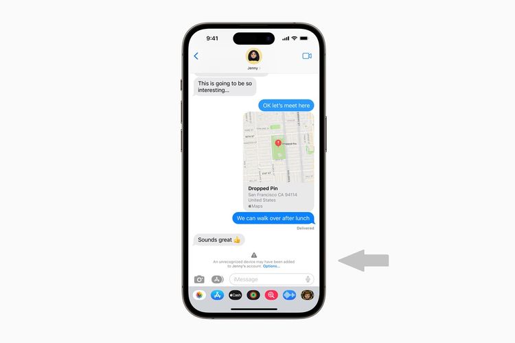Fitur Contact Key Verification di iMessage Apple