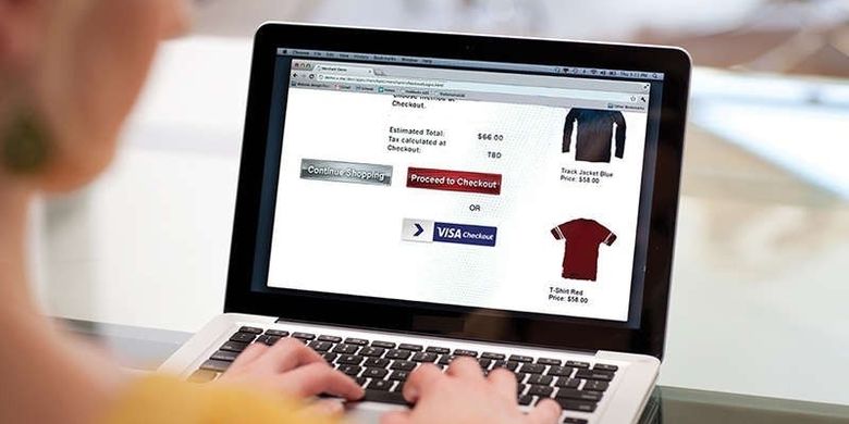 Pastikan keamanan transaksi saat berbelanja online.