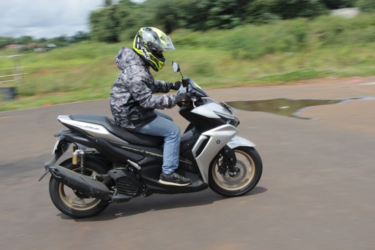 Review harian Yamaha All New Aerox S Connected ABS