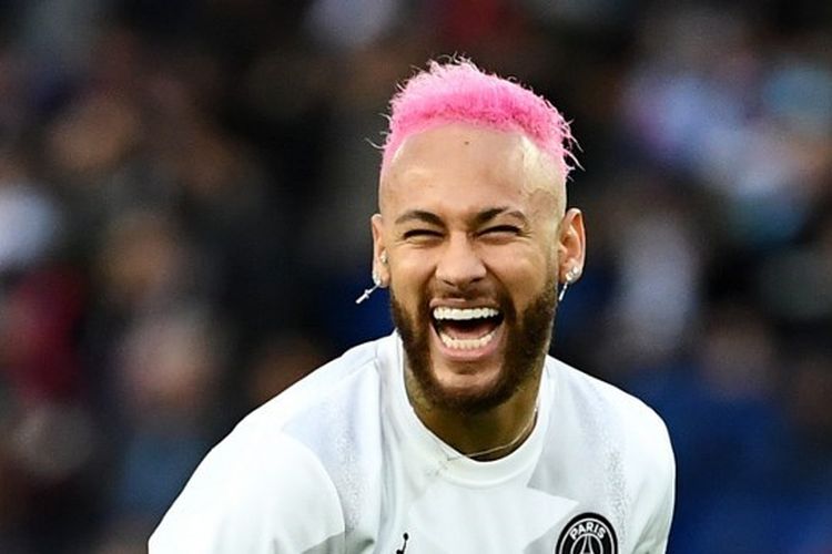 Penyerang Paris Saint-Germain (PSG), Neymar.