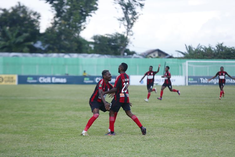 Persipura Jayapura, saat mengikuti kompetisi liga, belum lama ini.