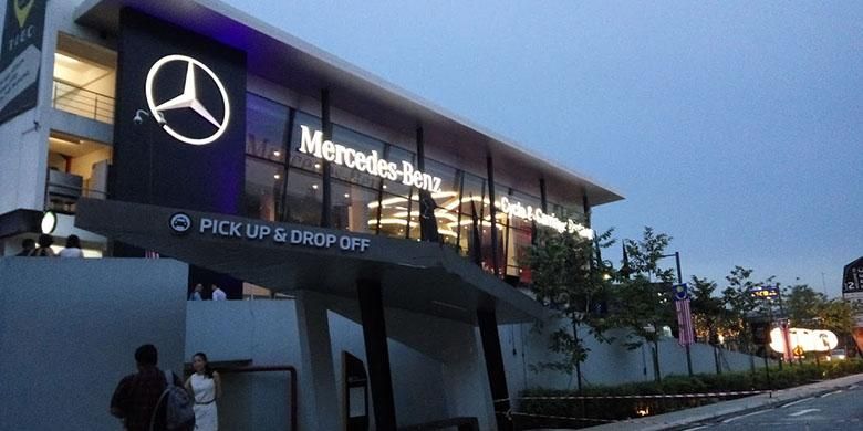 Diler Mercedes-Benz dengan konsep unik di Kul Lumpur