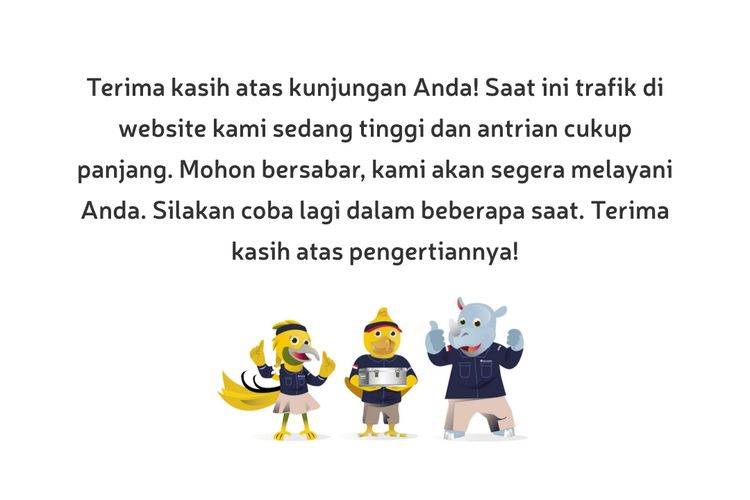 Jelang Pemesanan Tukar Uang, Laman Pintar BI Eror Lagi Pagi Ini