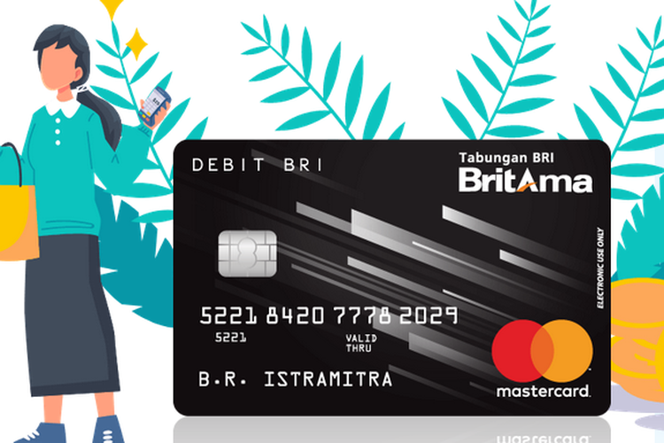 Ilustrasi kartu ATM BRI, kartu debit BRI. Cara mengganti kartu ATM BRI yang sudah expired. Cara ganti kartu ATM BRI kadaluarsa. Kartu ATM BRI expired.