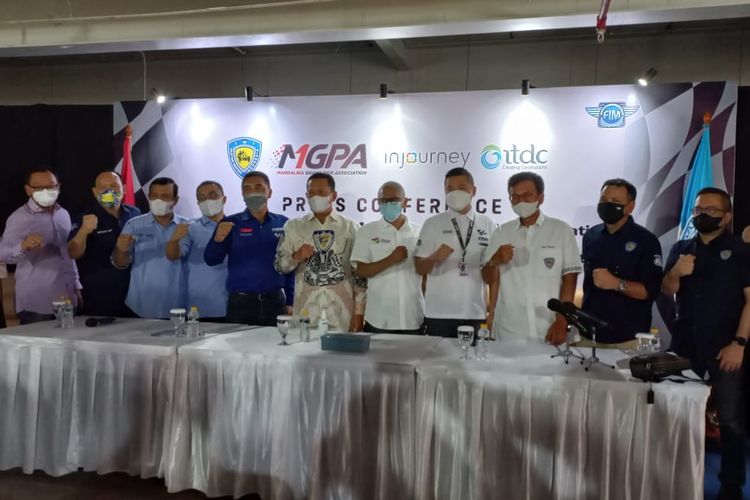 Penandatanganan kerja sama MGPA dengan IMI untuk MotoGP Indonesia 2022