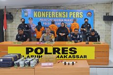 Polres Pelabuhan Makassar Ungkap 6,7 Kg Sabu yang Ditimbun Tanah, 4 Pelaku Ditangkap