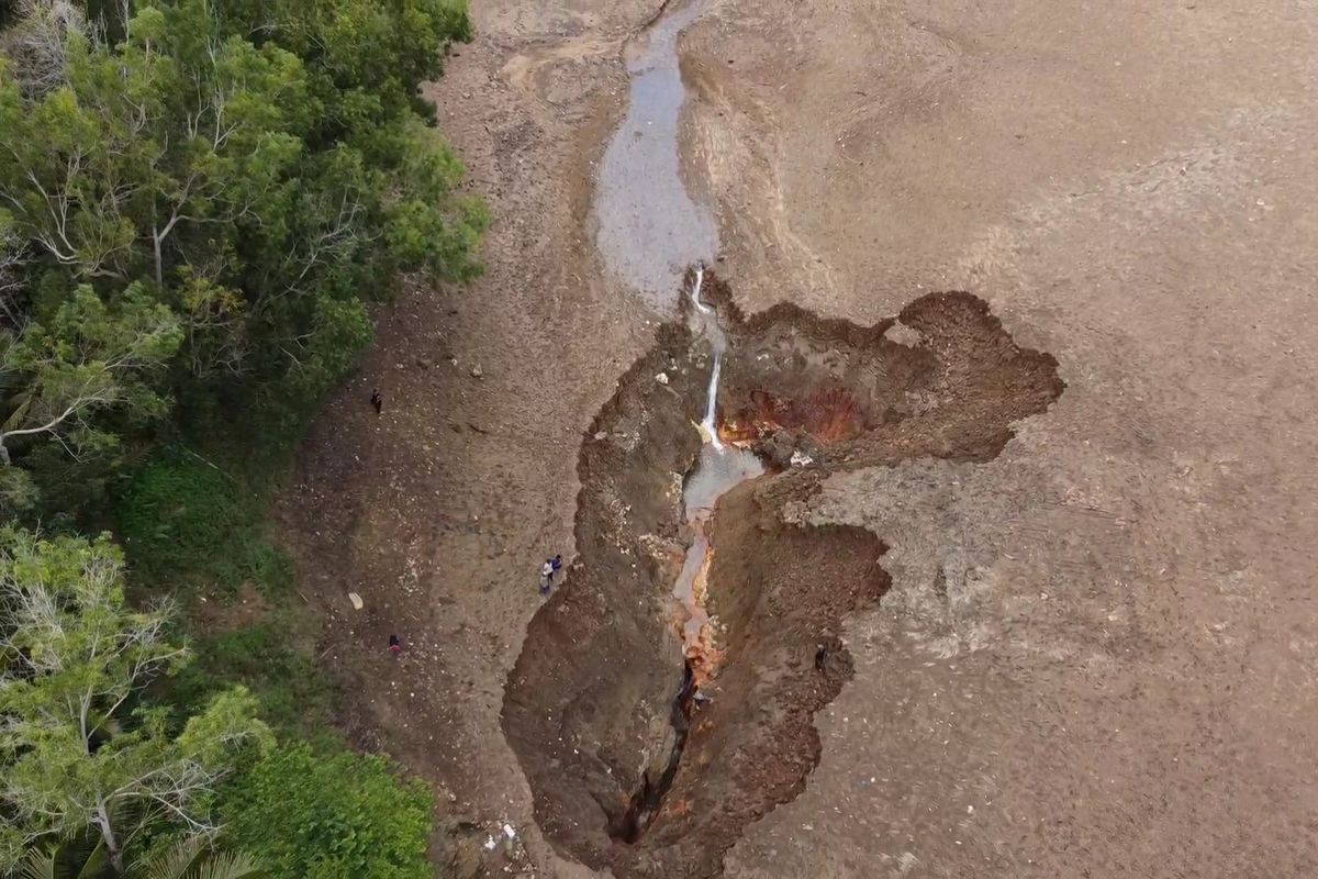 Sinkhole Sedot Habis Air Telaga Blembeng Kebumen, Ternyata Pernah Terjadi Sebelumnya 