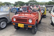 Suzuki Jimny SJ30 Tampil Klimis di Indonesia Jimny Festival 2023