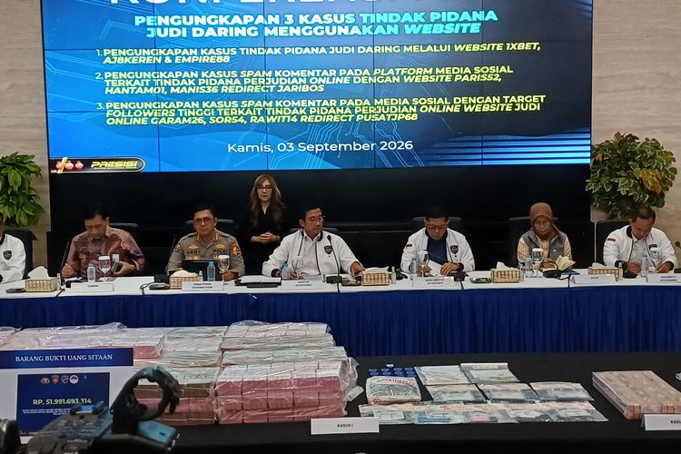 3 Situs Judol Dikontrol dari Luar Negeri, Raup Rp 8,6 M per Hari