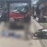 Bapak dan Anak Tewas Usai Motor Dihantam Truk di Jalan Mercedes Benz