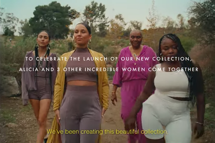 Melalui kolaborasinya dengan merek pakaian olahraga The Athleta, Alica Keys menggerakan kampanye melalui sebuah video percakapan dengan tiga perempuan berpengaruh. Ketiga sosok perempuan itu adalah musisi dan aktivis Marsha Elle, instruktur tari dan pengajar dari Afrika Barat, Naomi Diouf serta seniman, Sierra Caravarin.