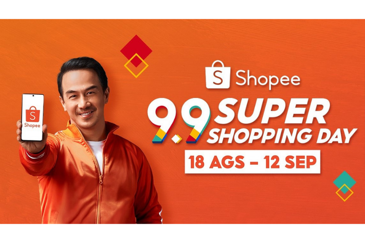 Joe Taslim sebagai bintang iklan dan brand ambassador Shopee.