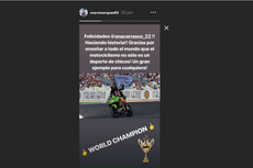 Pebalap MotoGP Ramai-ramai Ucapkan Selamat kepada Ana Carrasco