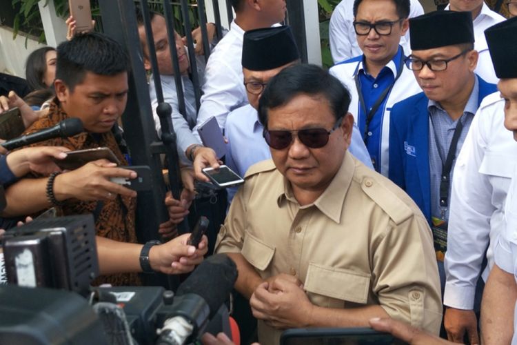 Ketua Umum Partai Gerindra Prabowo Subianto