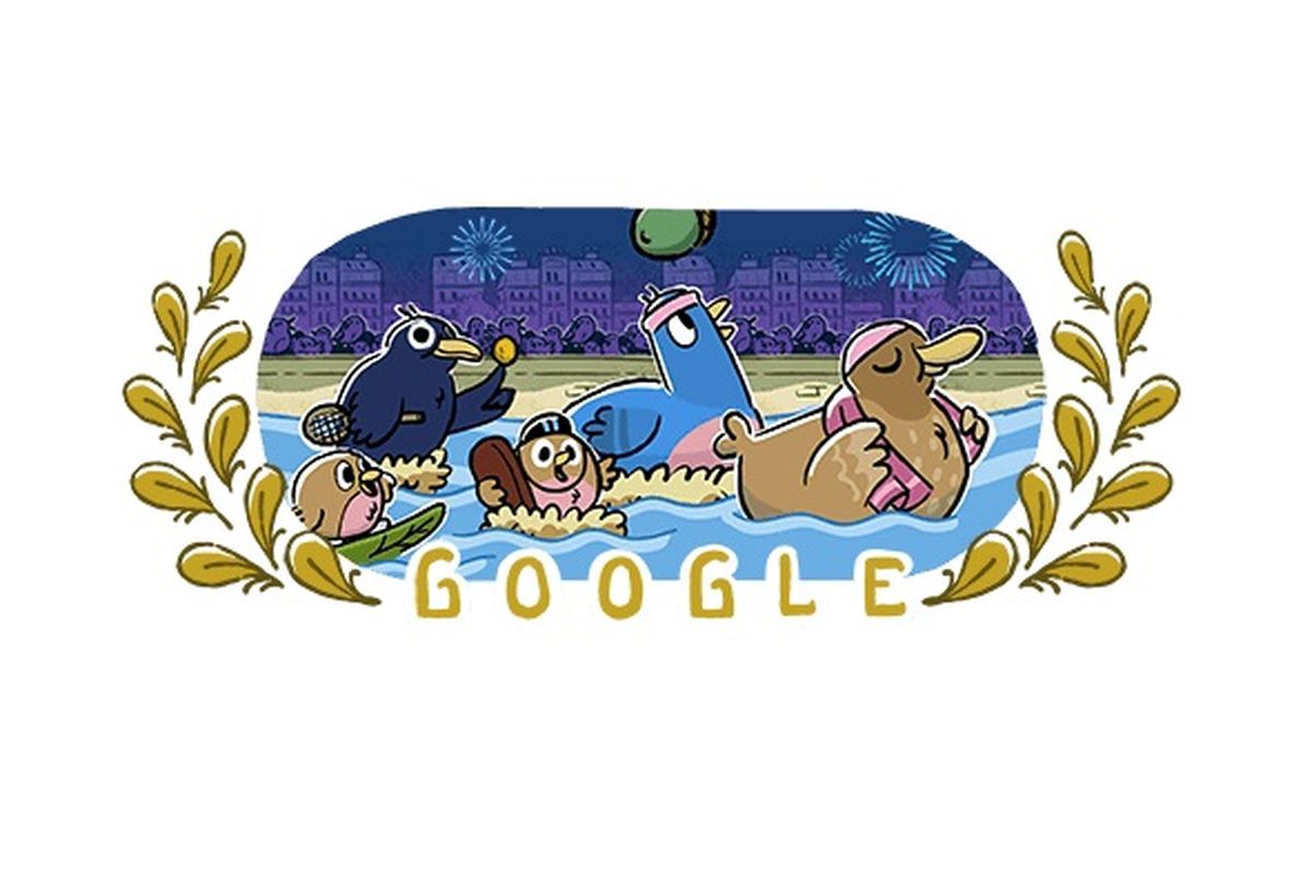 Google Doodle hari ini, Jumat (26/7/2024) rayakan Olimpiade Paris