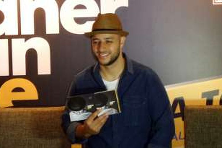 Vokalis Maher Zain saat menggelar jumpa pers peluncuran album barunya berjudul One di kawasan Thamrin, Jakarta Pusat, Kamis (11/8/2016).