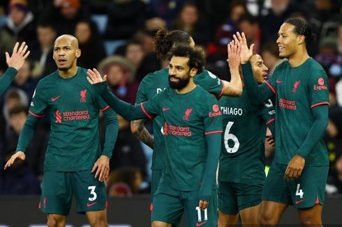 Hasil Aston Villa Vs Liverpool: Mo Salah Gemilang, The Reds Menang 3-1