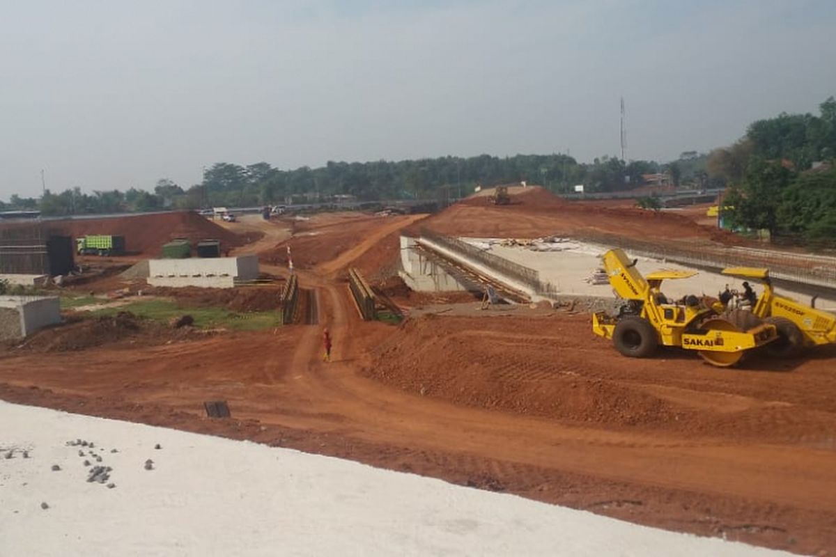 Tol JORR II Kunciran-Serpong Paket II Parigi-Serpong Jumat (14/09/2018).