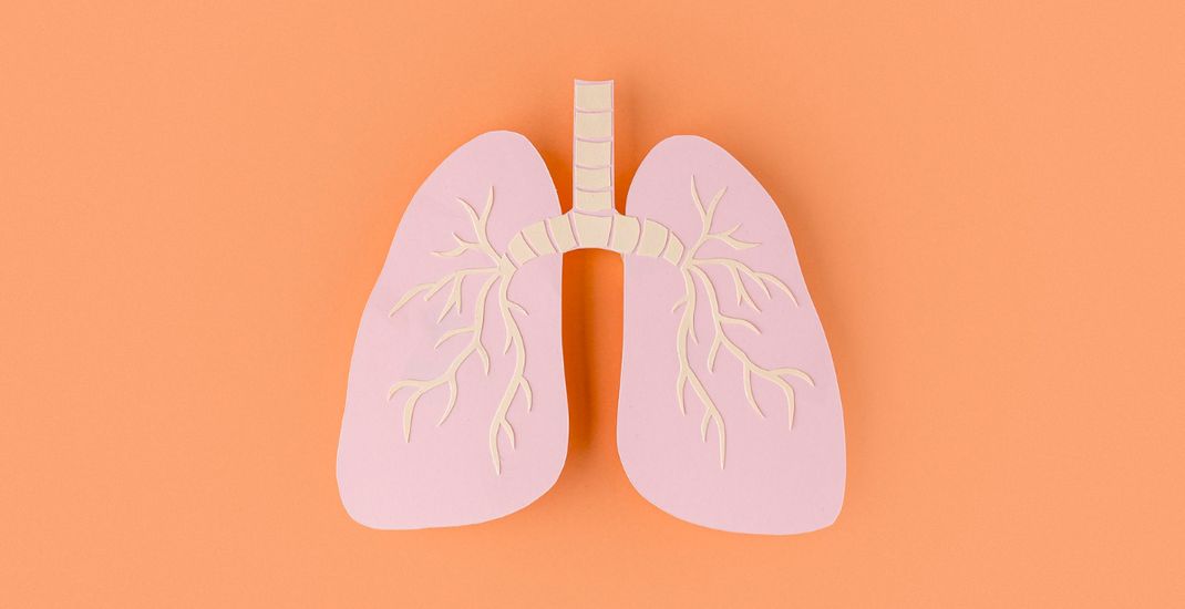 Ilustrasi paru-paru gangguan pernapasan