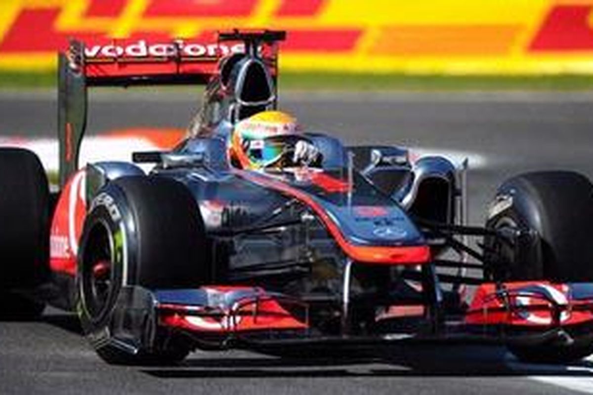 Pebalap McLaren, Lewis Hamilton.