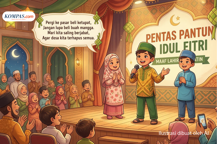 50 Pantun Lebaran Lucu dan Menyentuh untuk Ucapan Idul Fitri